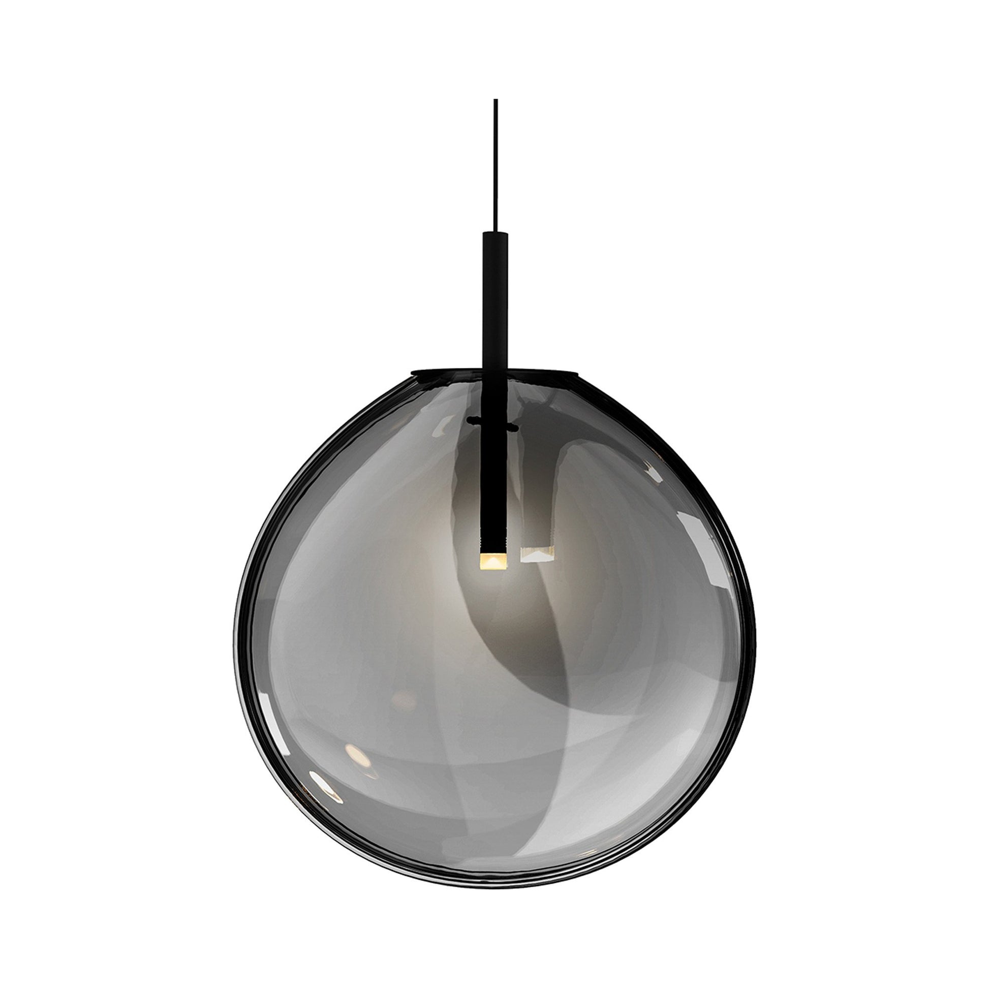 Cantina LED Pendant Light in Smoke Fade (Large).