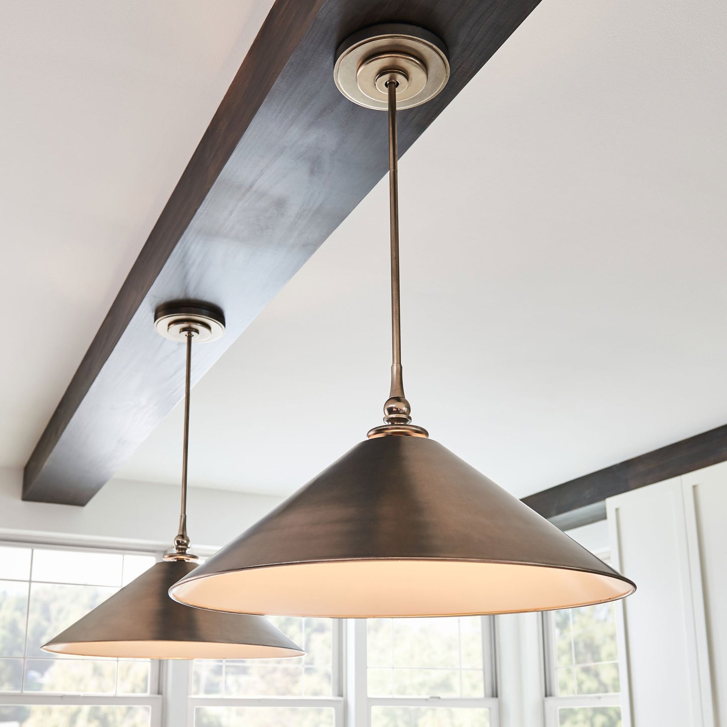 Capri Wide Pendant Light in Detail.