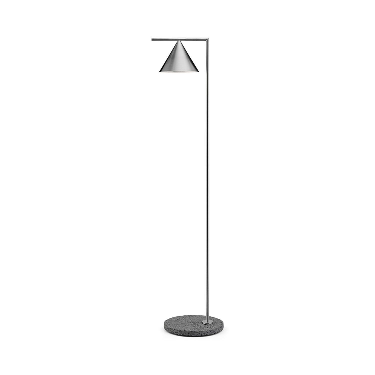 Captain Flint Outdoor LED Floor Lamp Brushed Stainless Steel.