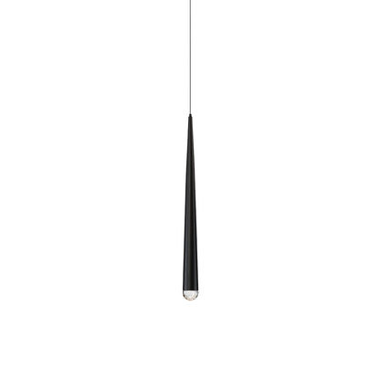 Cascade Crystal LED Pendant Light in Small/Black.