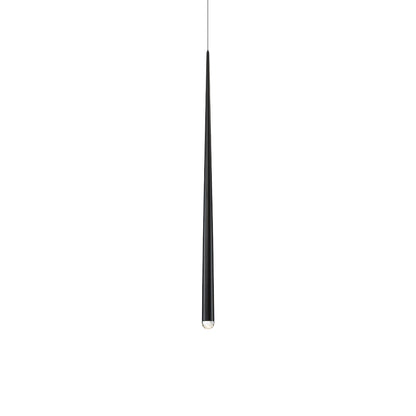 Cascade Crystal LED Pendant Light in Large/Black.