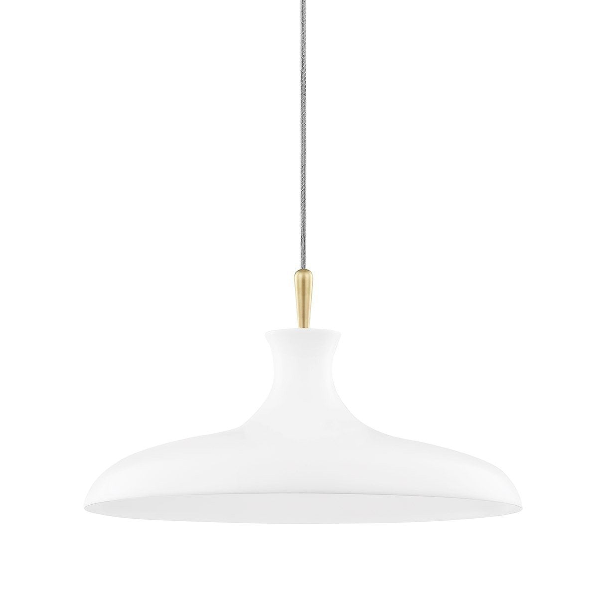 Cassidy Pendant Light in White.