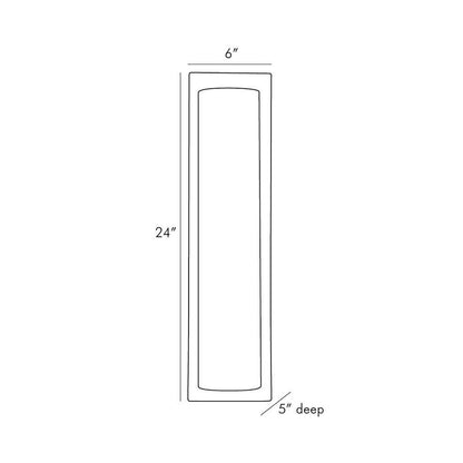 Catalina Wall Light - line drawing.