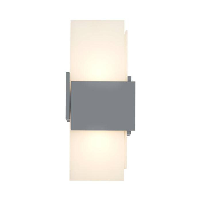 Acuo Outdoor LED Wall Light in Matte Grey.