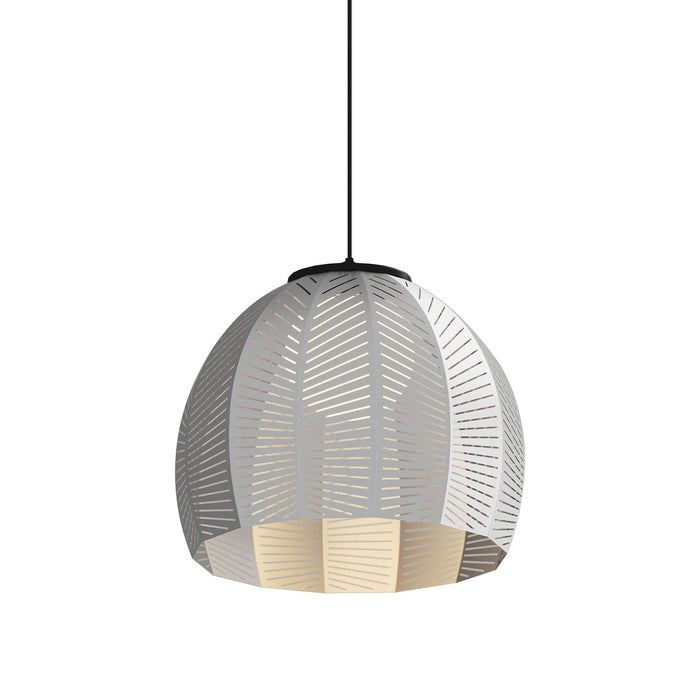 Amicus LED Pendant Light in Brushed Aluminum (Small).