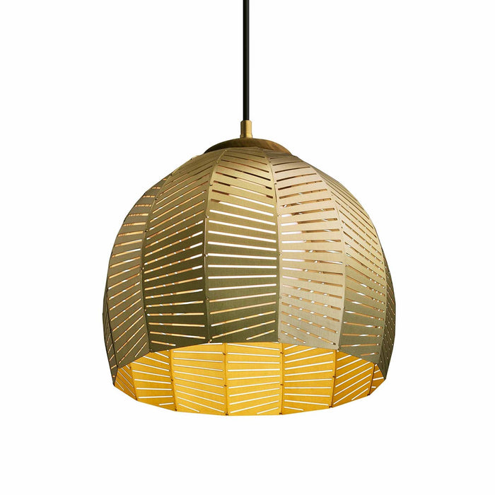Amicus LED Pendant Light in Brushed Brass (Large).