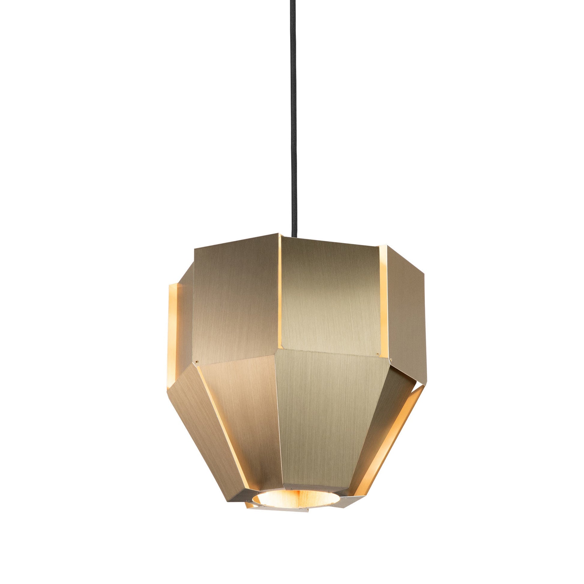 Astrum Pendant Light in Distressed Brass (Small).