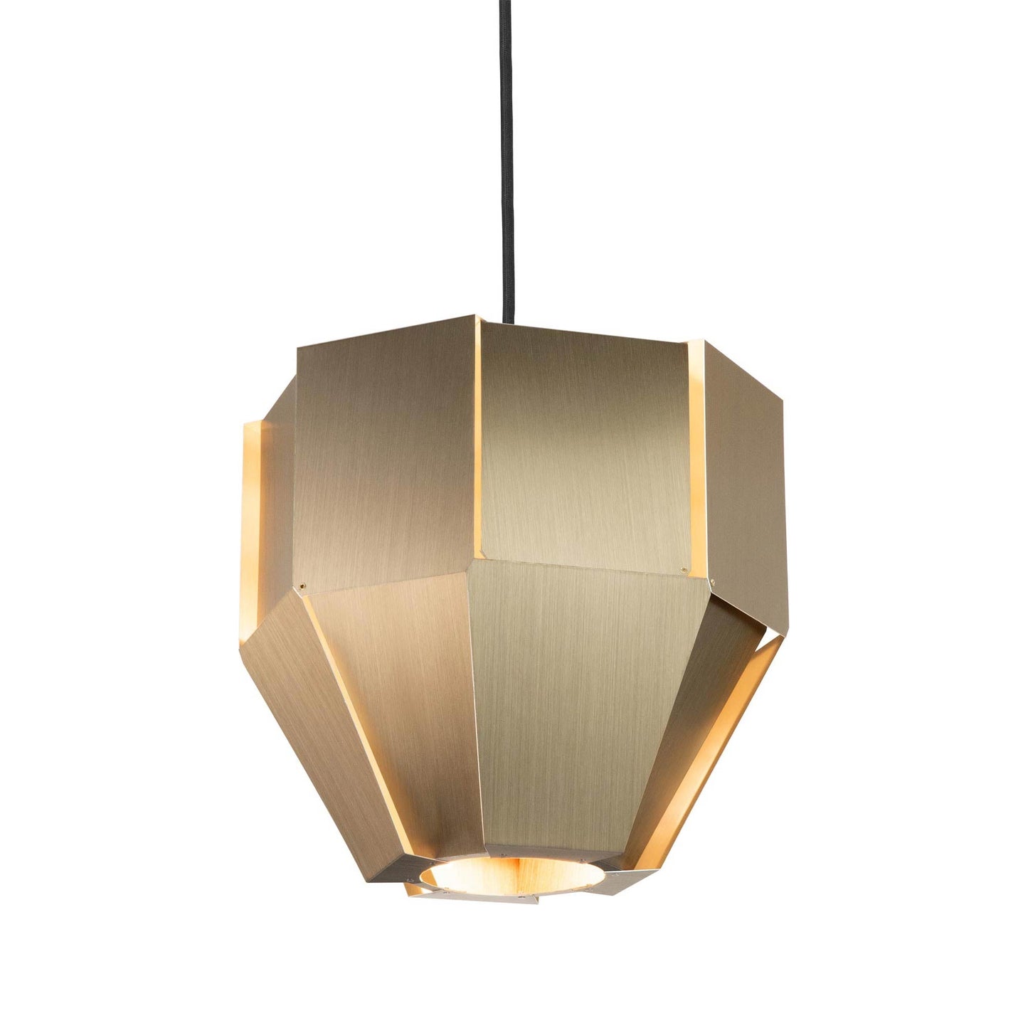 Astrum Pendant Light in Distressed Brass (Large).