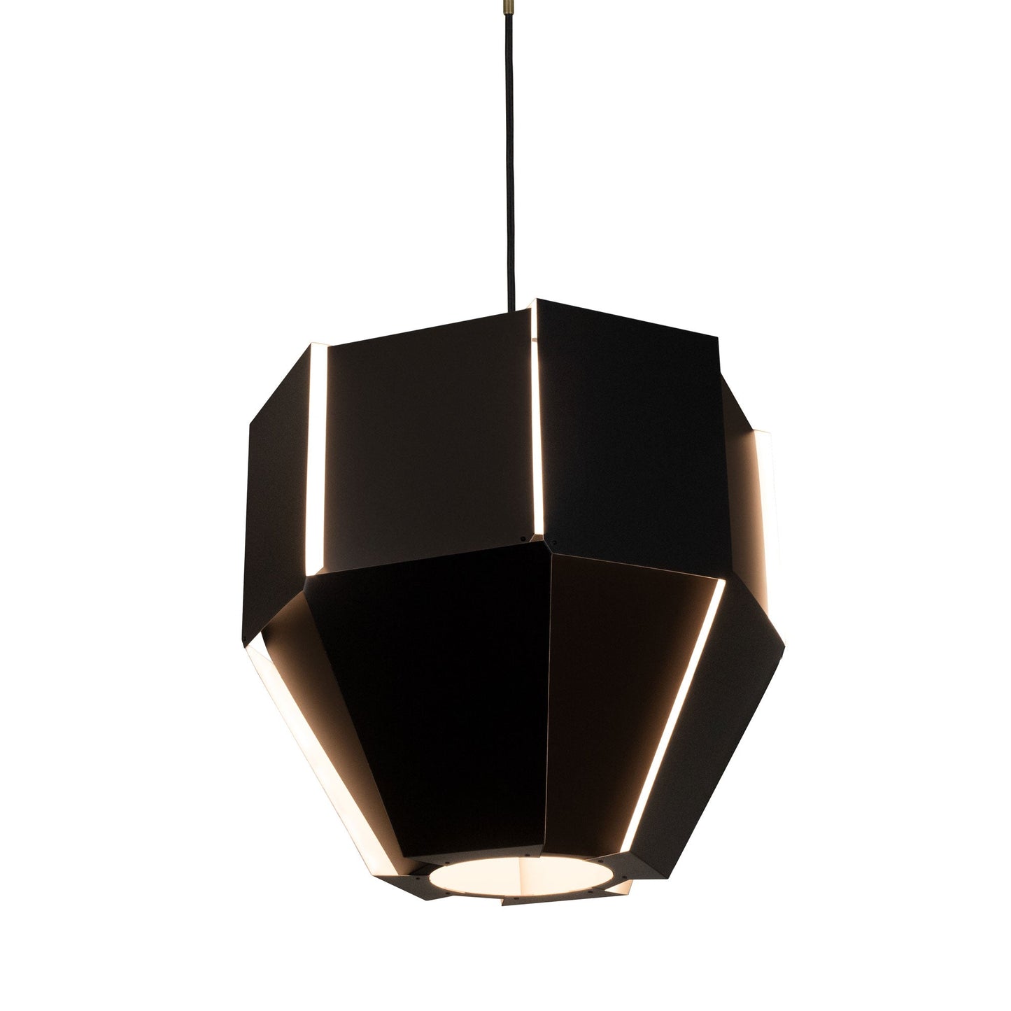 Astrum Pendant Light in Matte Black (Large).