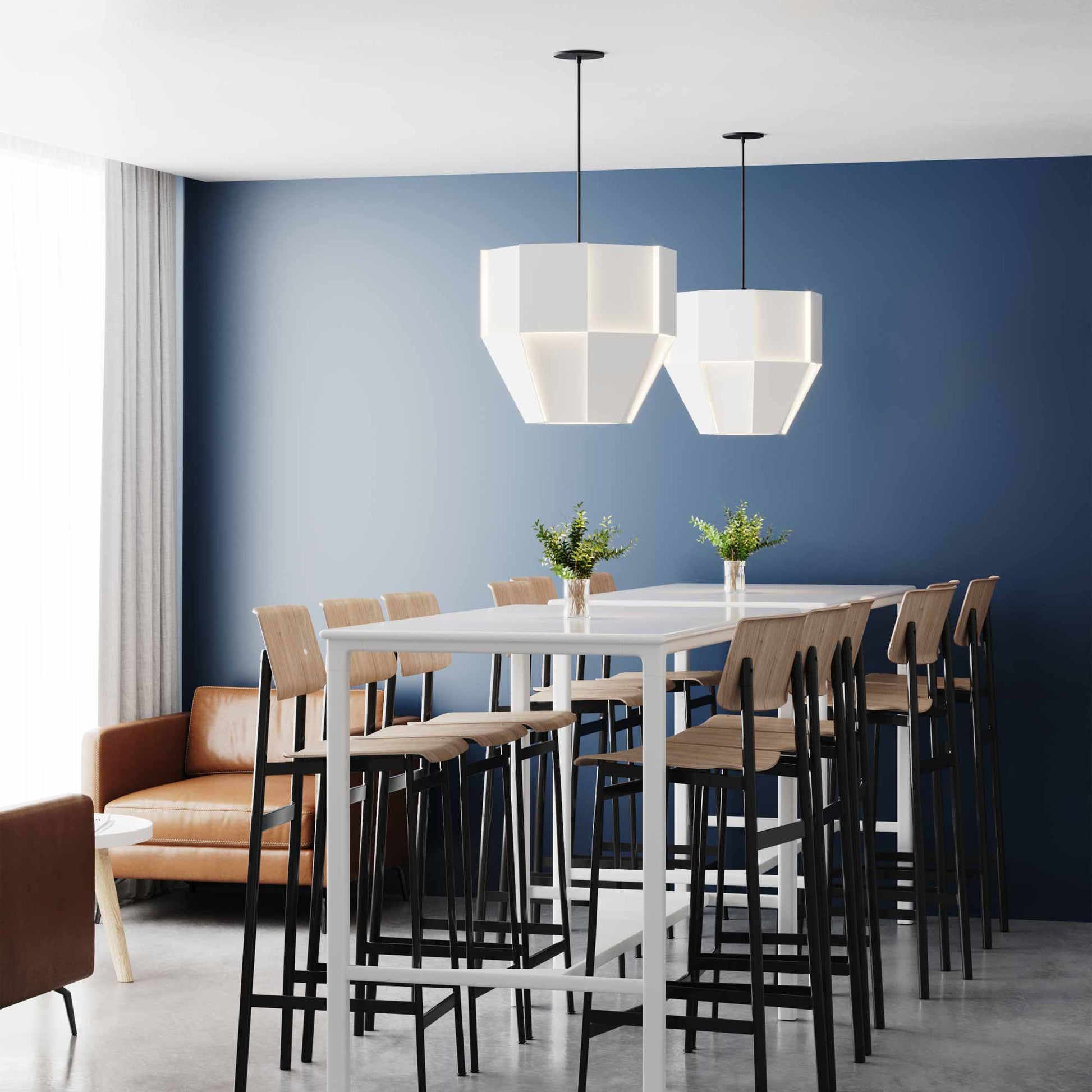 Astrum Pendant Light in dining room.