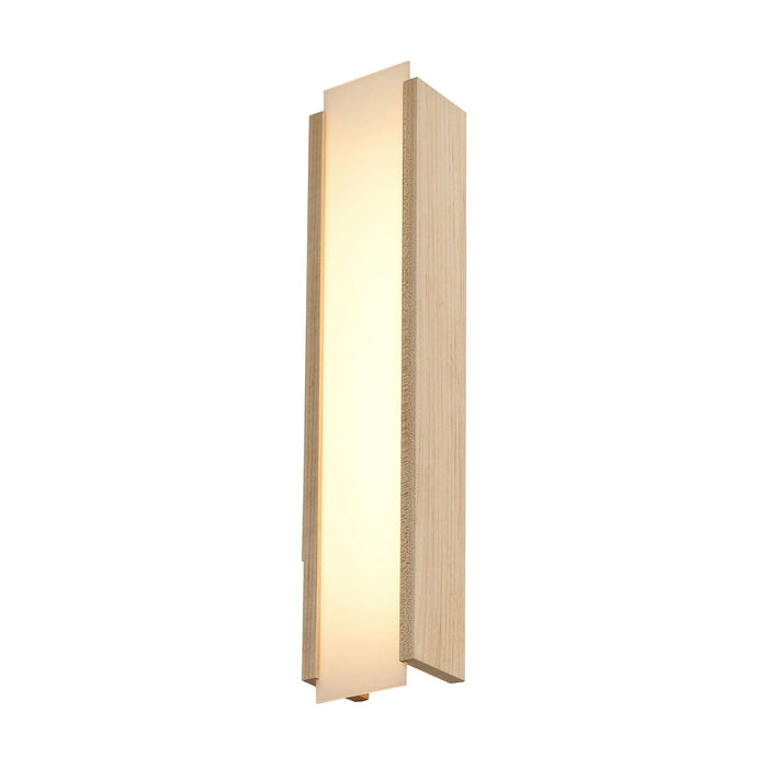 Capio LED Wall Light in Maple (Large).