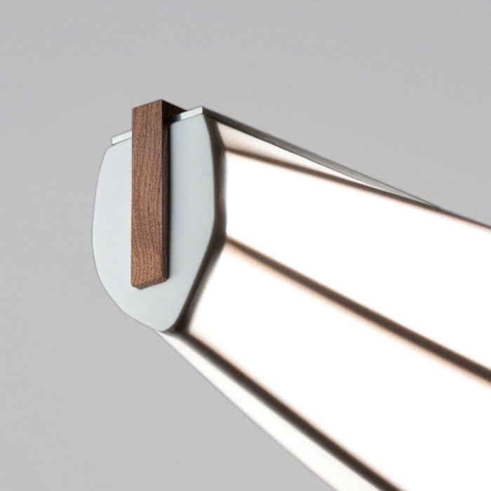 Lenis LED Linear Pendant Light in Detail.