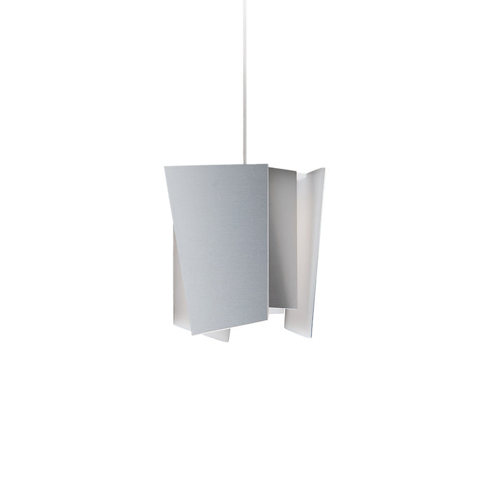 Levis LED Pendant Light in Brushed Aluminum (Small).