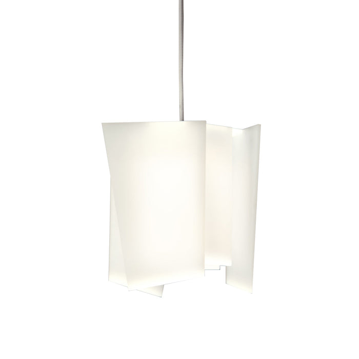Levis LED Pendant Light in Frosted Polymer (Large).