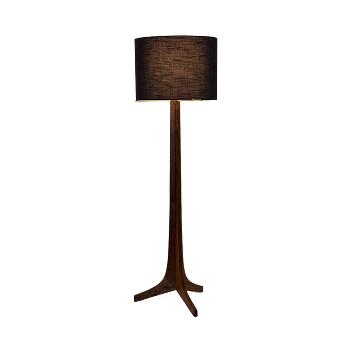 Nauta LED Floor Lamp in Black Amaretto (No Shelf).