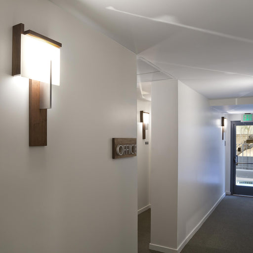 Oris LED Wall Light in hallway.