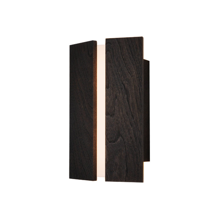 Rima LED Wall Light in Dark Stained Walnut