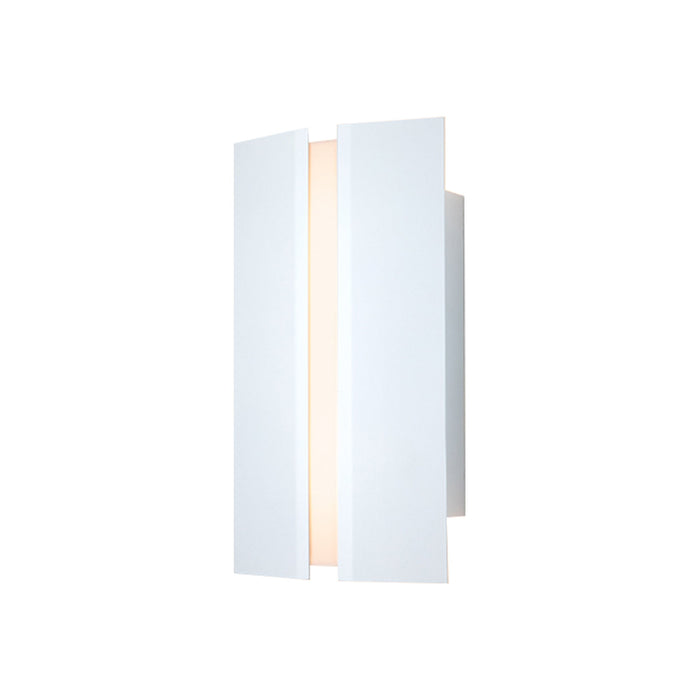 Rima LED Wall Light in Textured White