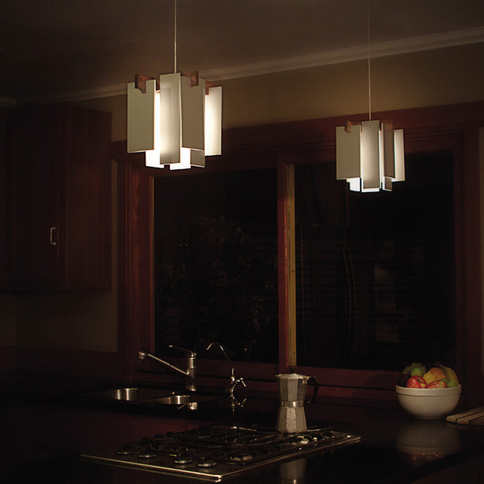 Salix LED Pendant Light in kitchen.