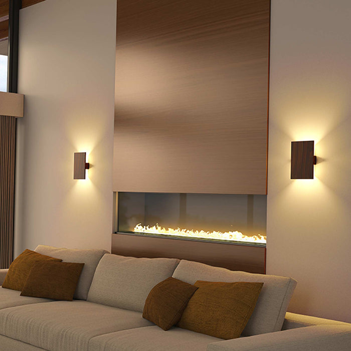 Tersus LED Wall Light in living room.