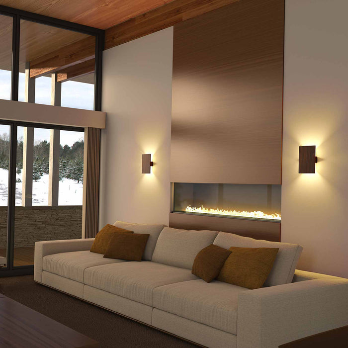 Tersus LED Wall Light in living room.