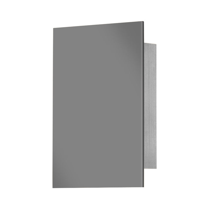 Tersus Outdoor LED Up and Down Wall Light in Matte Grey Powdercoat.