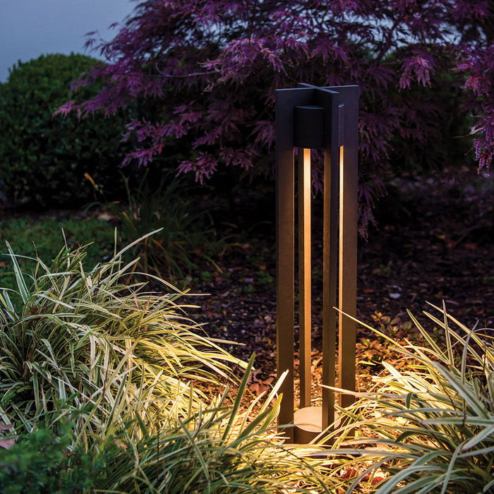 Chamber LED Bollard in Outdoor Area.