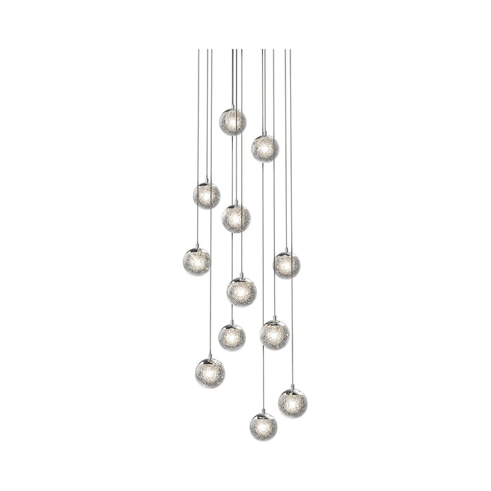 Champagne Bubbles LED Multi Light Pendant Light (12-Light).