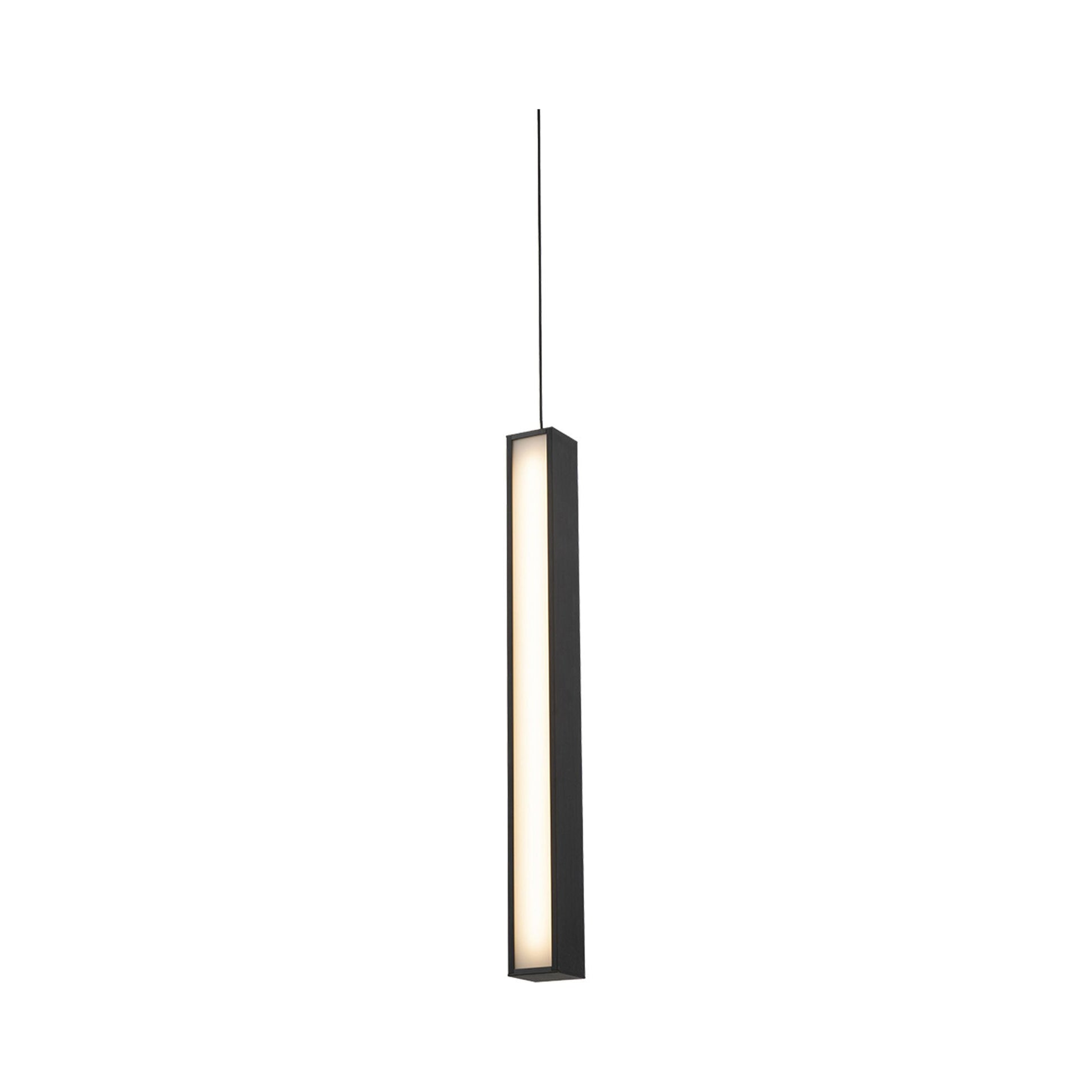 Chaos LED Pendant Light in Medium/Black.