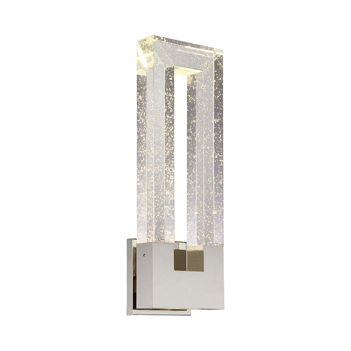 Chill LED Wall Light in Polished Nickel.