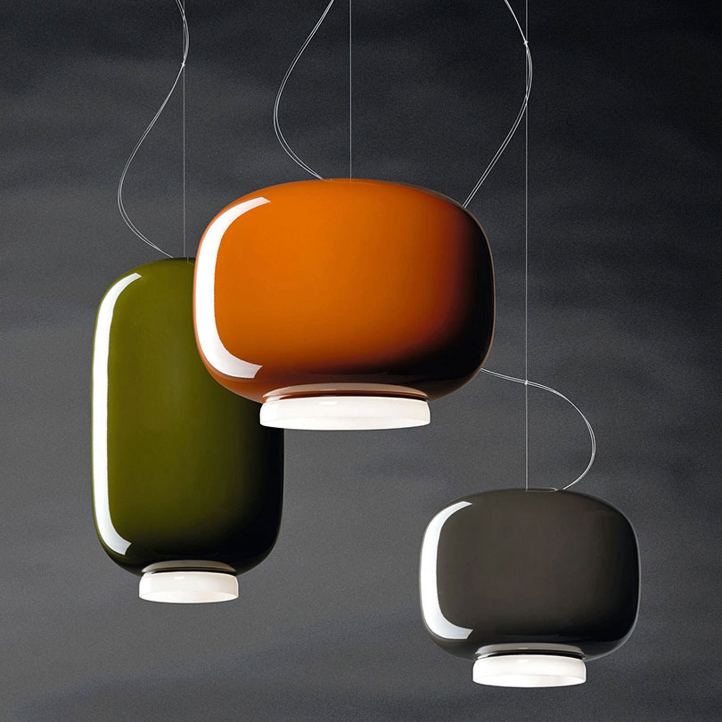 Chouchin 1 LED Pendant Light in multicolor.