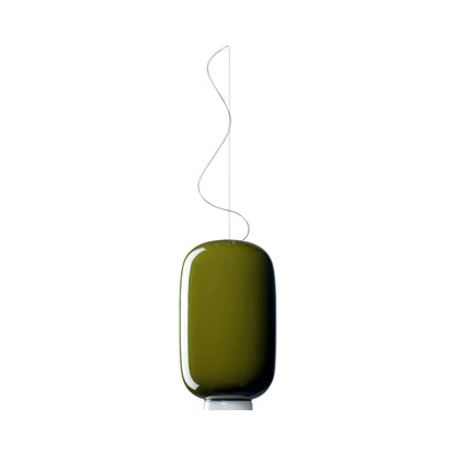 Chouchin 2 LED Pendant Light in Green.