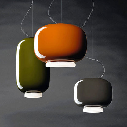 Chouchin 2 LED Pendant Light in multicolor.