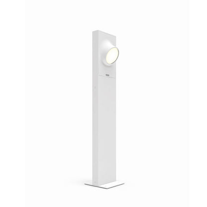 Ciclope Outdoor LED Path Light in White Ral9002 in Large (1-Light).