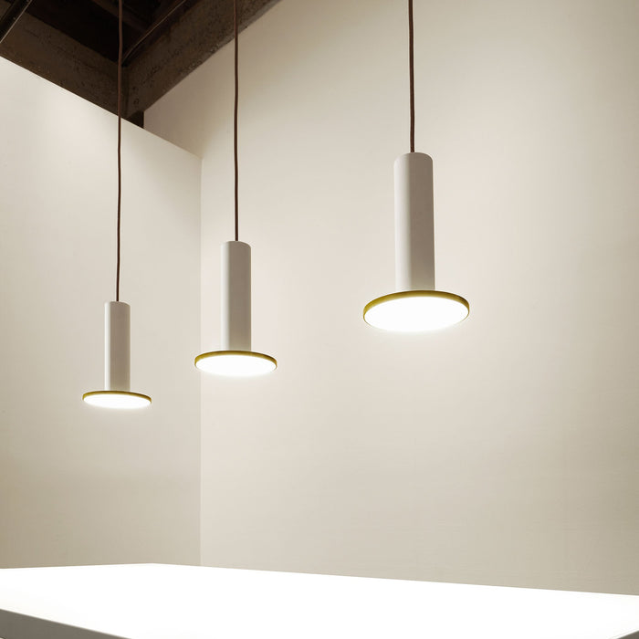 Cielo LED Pendant Light in exhibition.