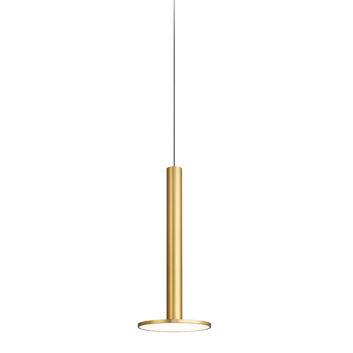Cielo XL LED Pendant Light in Brass.