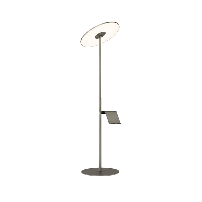 Circa LED Floor Lamp in Graphite (With Pedestal).