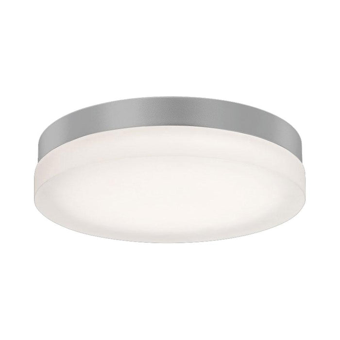Circa Round LED Flush Mount Ceiling Light in Medium/Titanium.