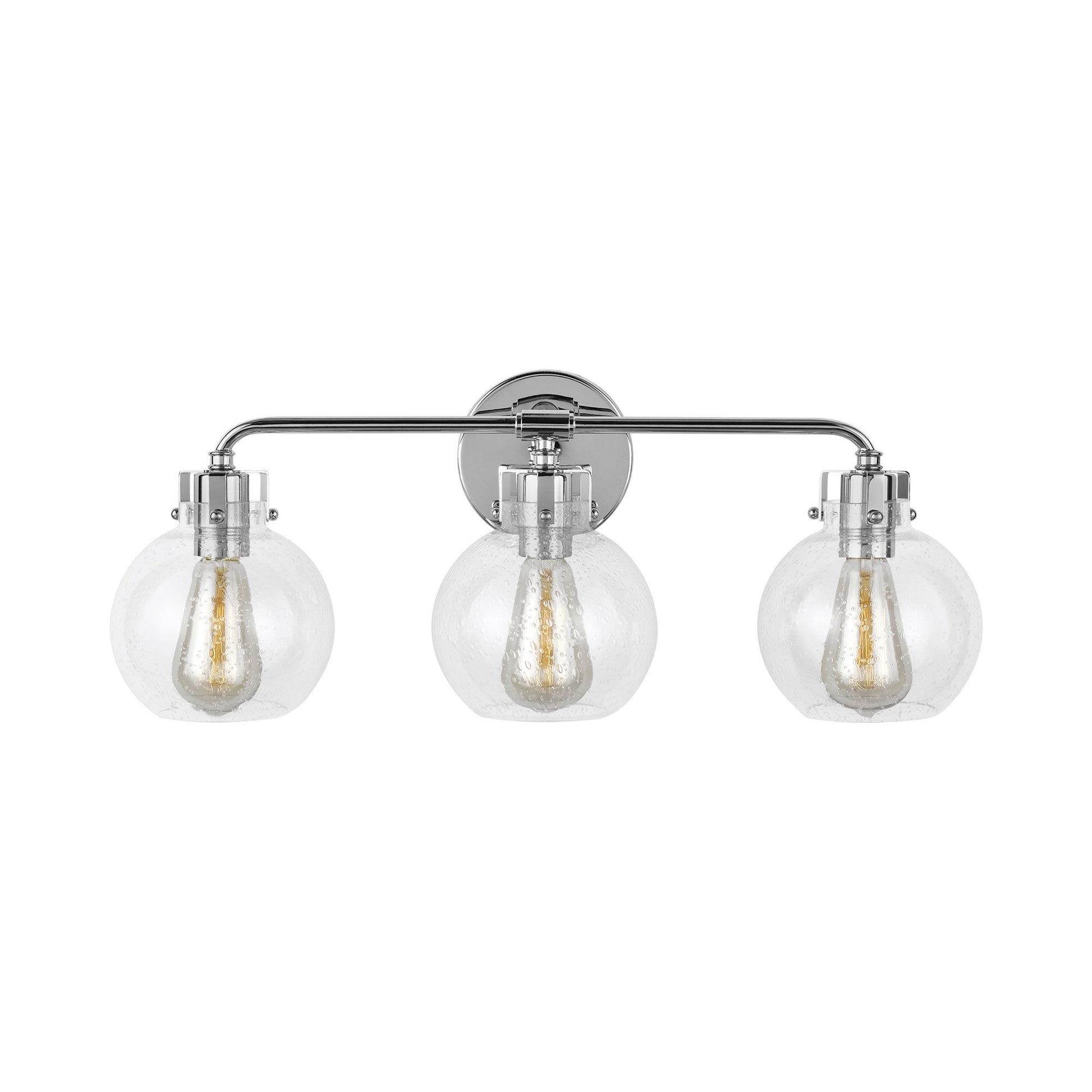 Clara Bath Vanity Light in 3-Light/Chrome.