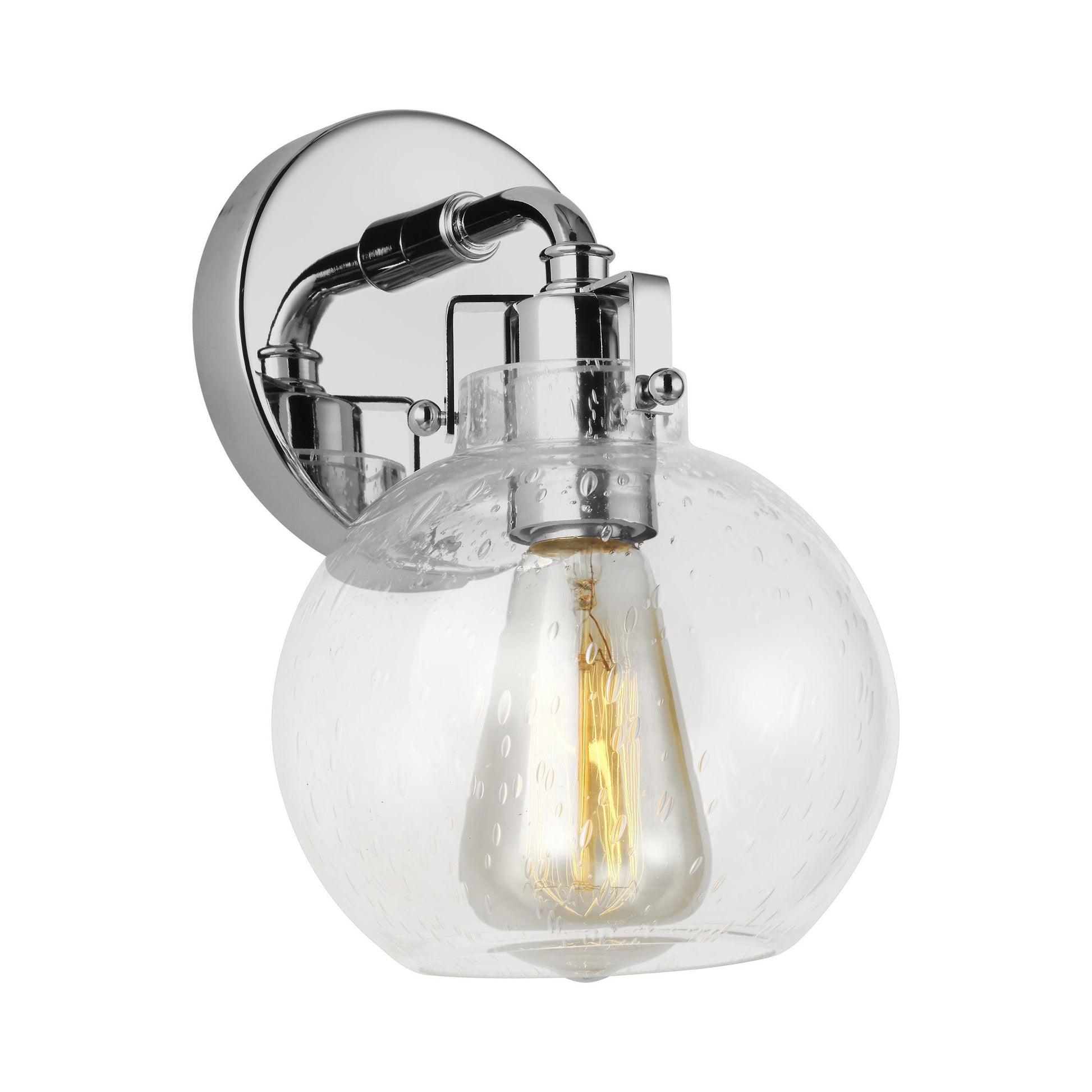 Clara Bath Wall Light in Chrome.