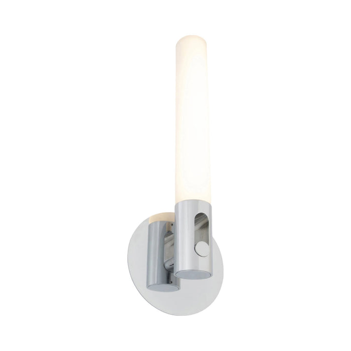 Clare LED Bath Wall Light in Brushed Nickel.