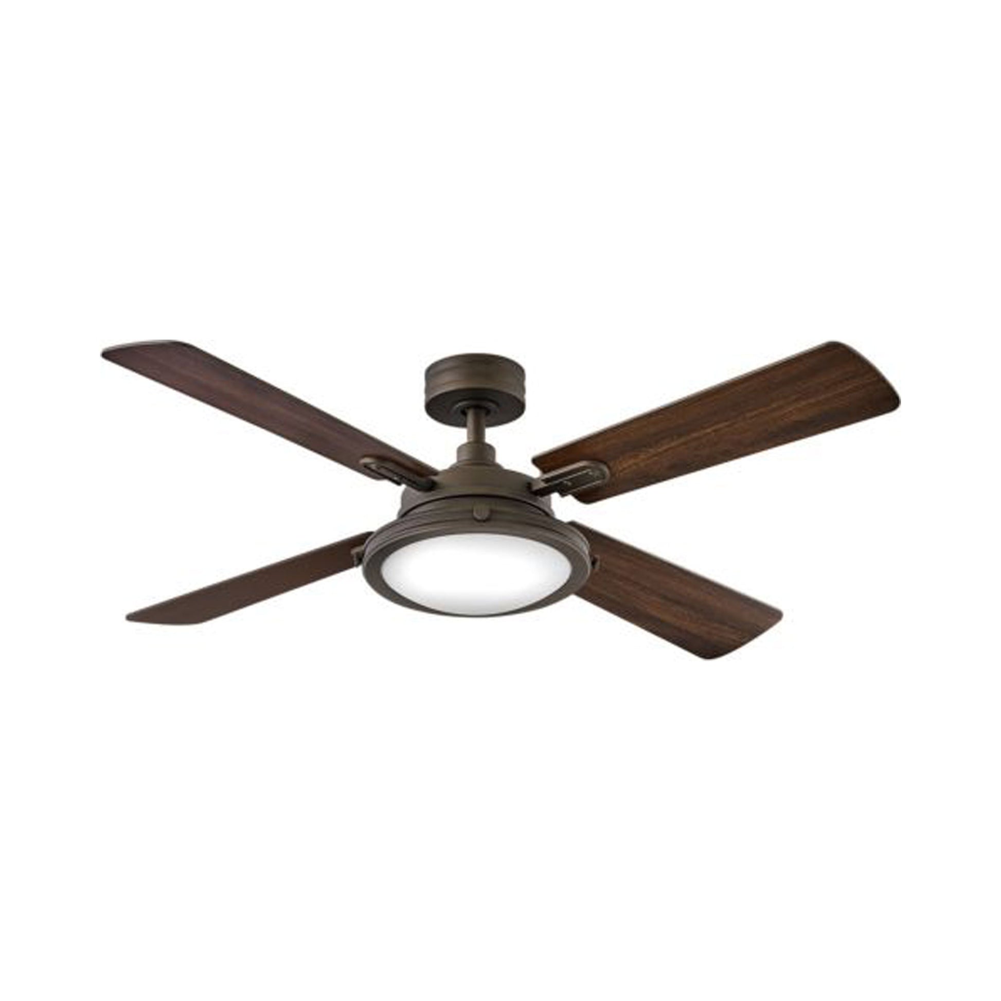 Collier LED Ceiling Fan in Metallic Matte Bronze.