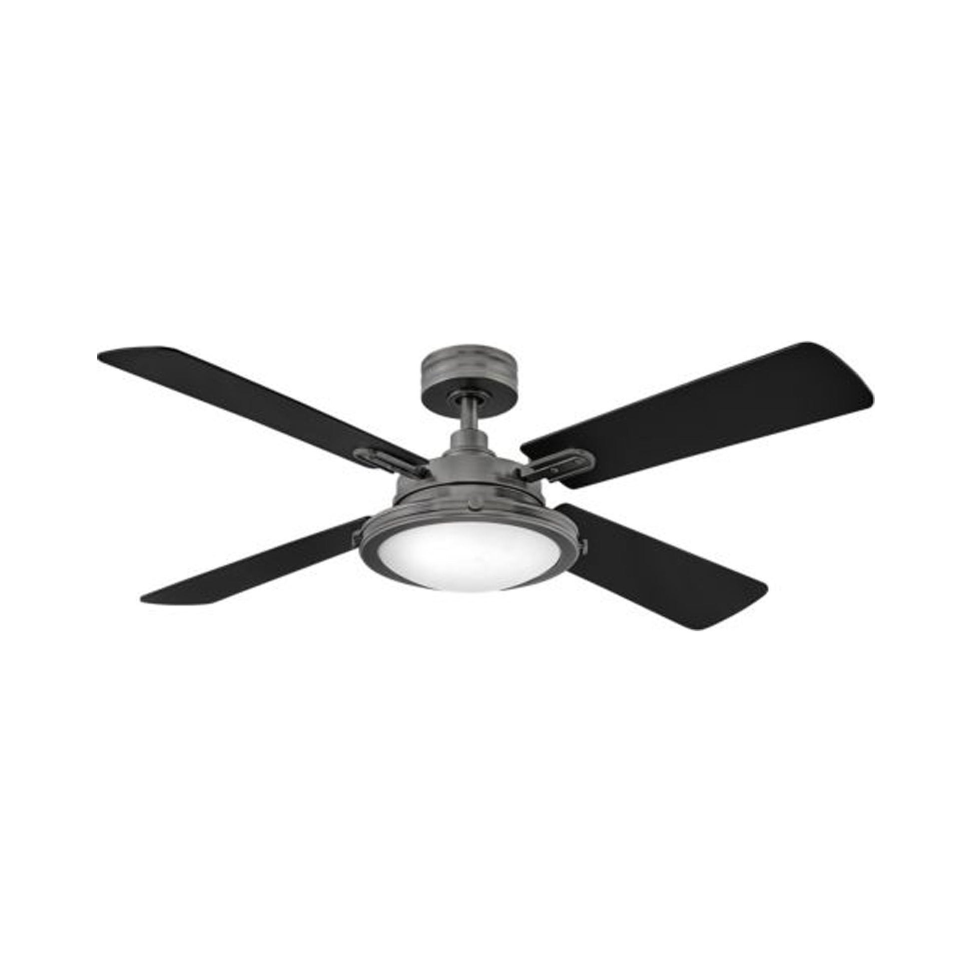 Collier LED Ceiling Fan in Pewter.
