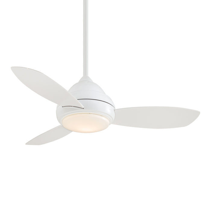 Concept I LED Ceiling Fan in White (Small).