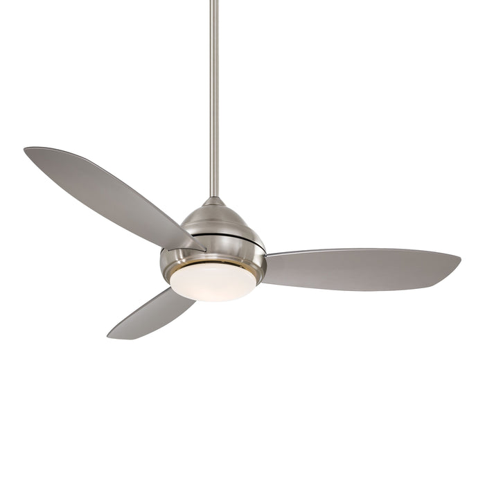 Concept I LED Ceiling Fan in Brushed Nickel / Silver (Large).