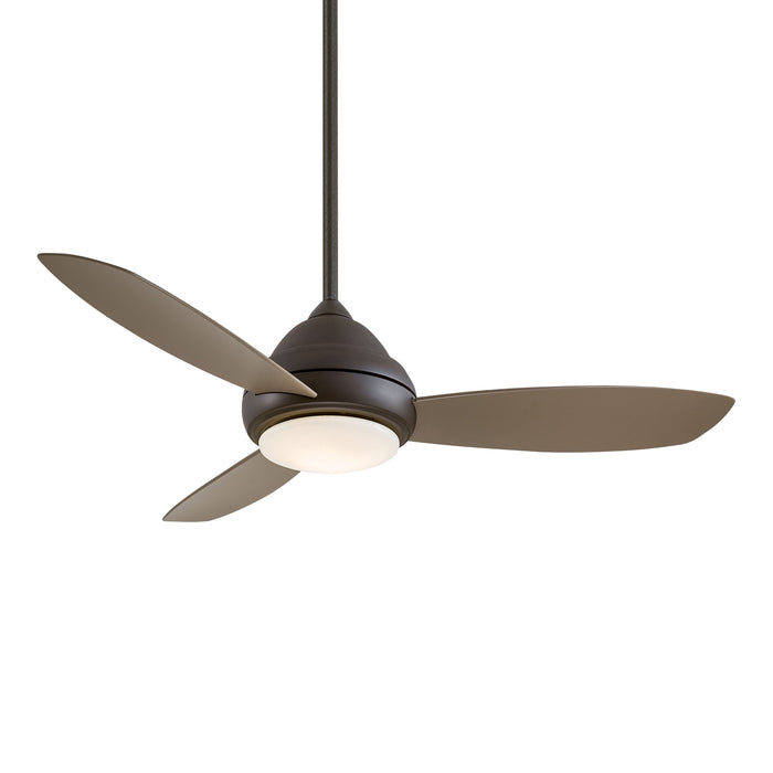 Concept I LED Ceiling Fan in Oil Rubbed Bronze / Taupe (Large).