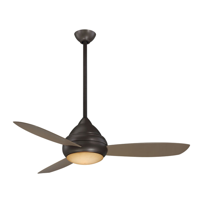 Concept I LED Outdoor Ceiling Fan in Oil Rubbed Bronze / Pietra (Small).