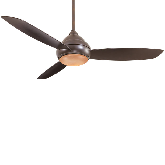 Concept I LED Outdoor Ceiling Fan in Oil Rubbed Bronze / Tinted Opal (Large).