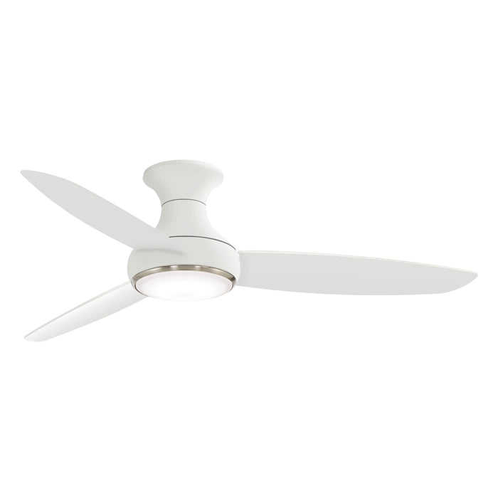 Concept III LED Ceiling Fan in White.