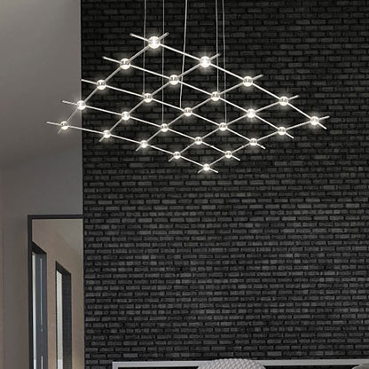 Constellation® Aquarius Major LED Pendant Light in living room.